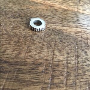 Pandora Silver Gear-Shaped Charm